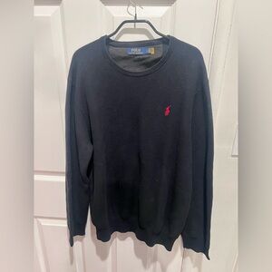 Ralph Lauren Men's Black Crewneck Sweater